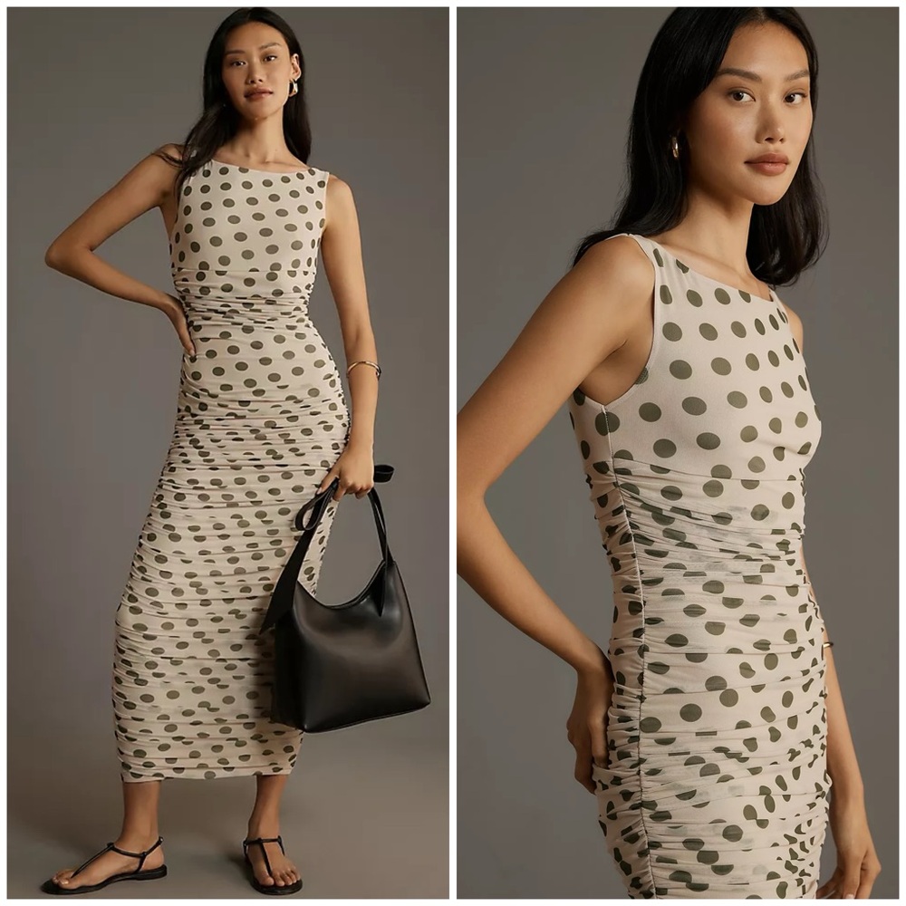 AFRM ~ Aisla Mesh Midi Dress